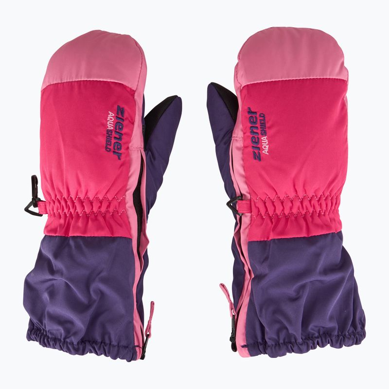 ZIENER Kinder-Skihandschuhe Levi As Minis dunkelviolett