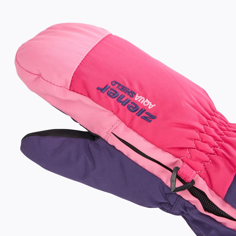 ZIENER Kinder-Skihandschuhe Levi As Minis dunkelviolett