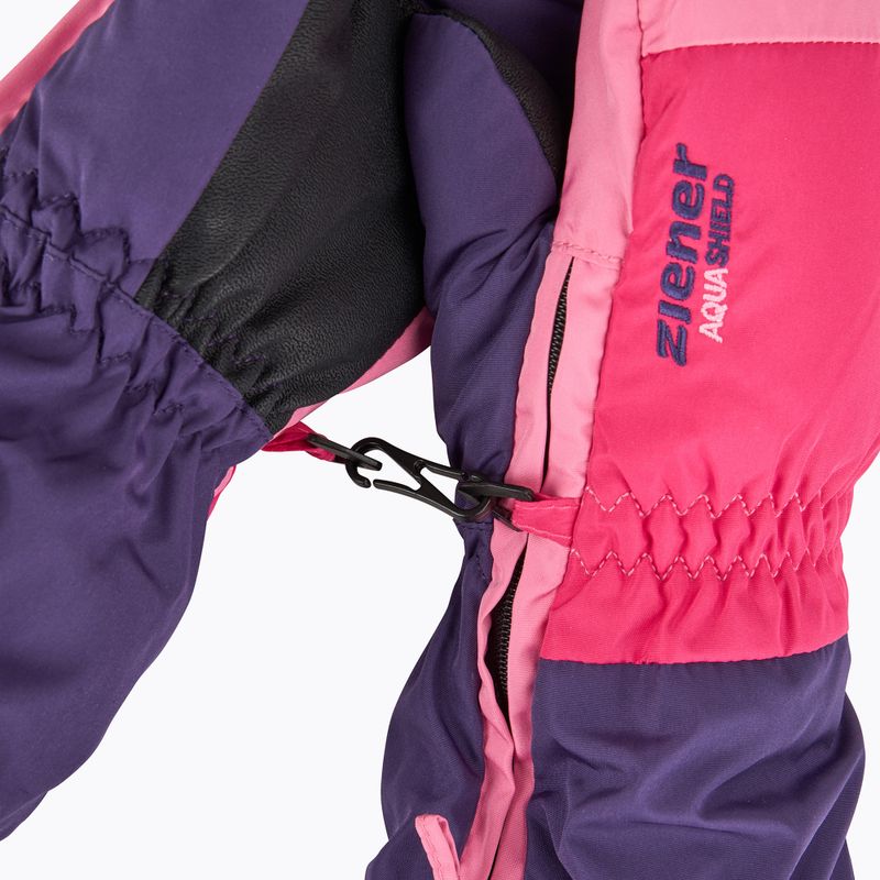 ZIENER Kinder-Skihandschuhe Levi As Minis dunkelviolett