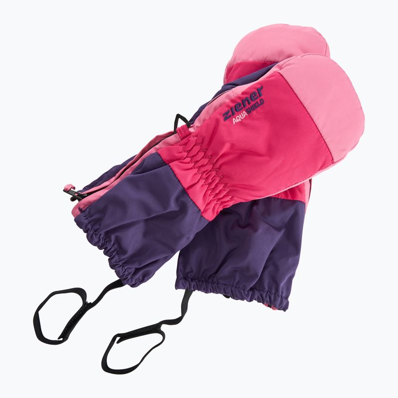 ZIENER Kinder-Skihandschuhe Levi As Minis dunkelviolett