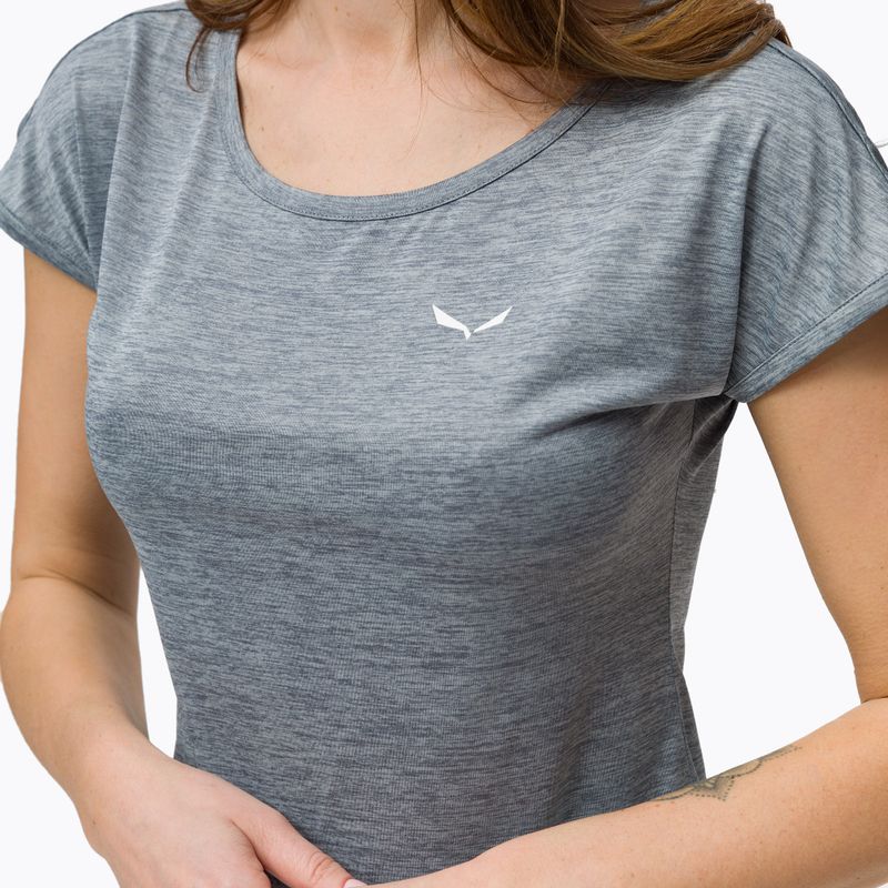 Damen-Trekking-Shirt Salewa Puez Melange Dry grau 00-0000026538 4
