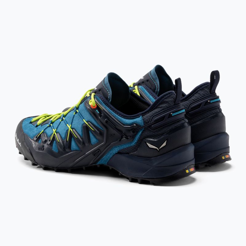 Salewa Herren Wildfire Edge Approach Schuh blau/gelb 61346 3