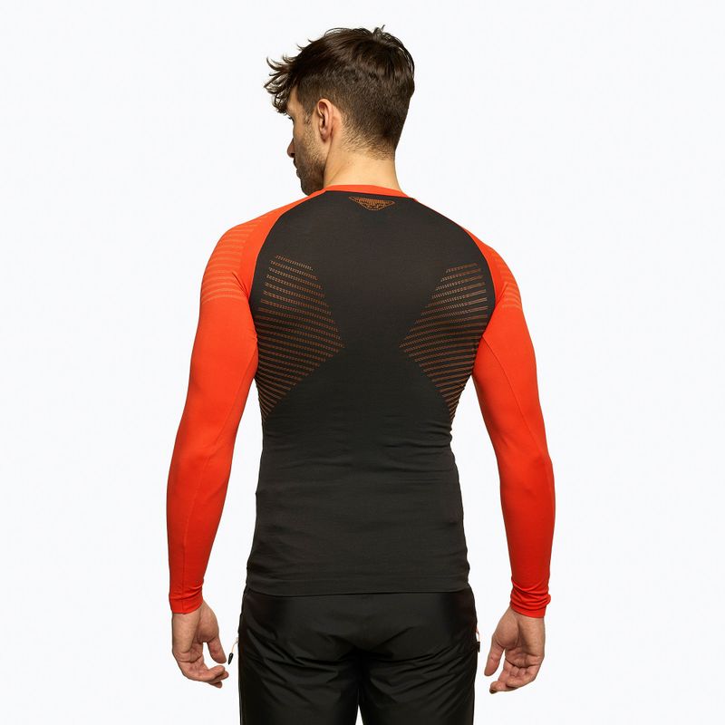 Herren DYNAFIT Speed Dryarn LS Thermo-T-Shirt schwarz-rot 08-0000071056 3