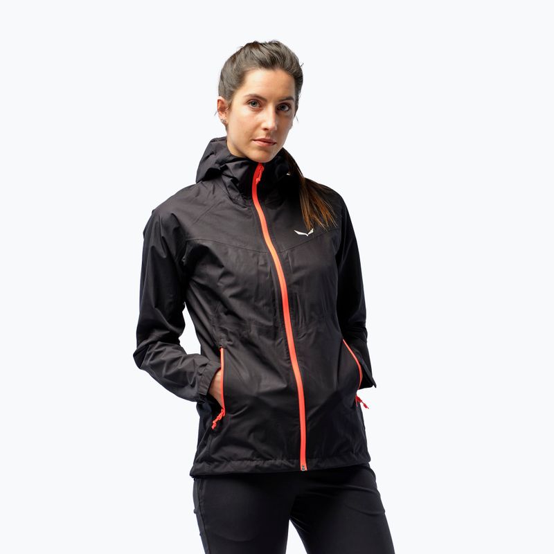 Salewa Damen Regenjacke Puez Aqua 3 PTX schwarz 00-0000024546