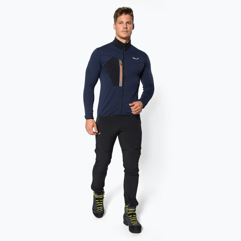 Herren Salewa Pedroc Fleece-Sweatshirt navy blau 00-0000027719 2