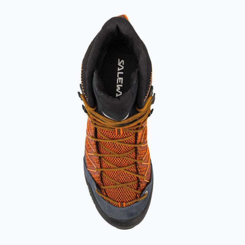 Trekkingschuhe Herren Salewa MTN Trainer Lite Mid GTX black out/carrot 5