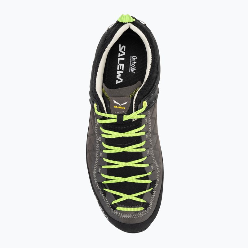 Herren-Trekkingschuhe Salewa MS MTN Trainer 2L geräuchert / fluo grün 5