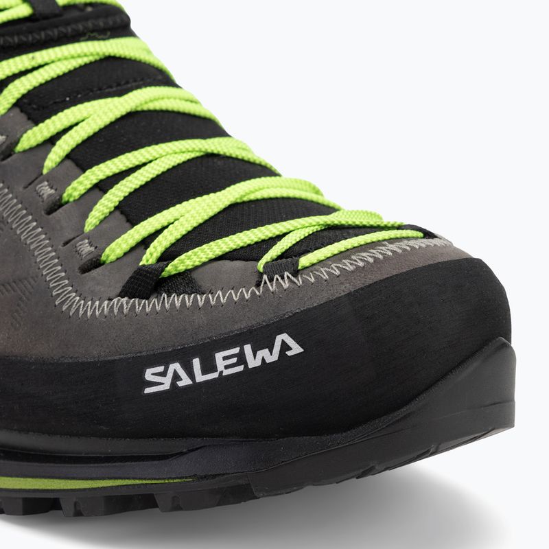 Herren-Trekkingschuhe Salewa MS MTN Trainer 2L geräuchert / fluo grün 7