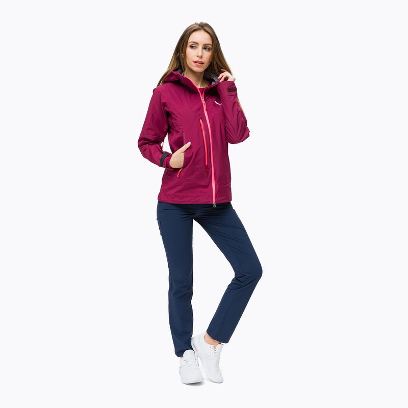 Salewa Damen Regenjacke Sella Responsive kastanienbraun 00-0000027879 2