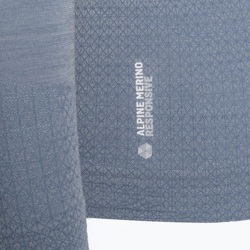 Damen Thermo-T-Shirt Salewa Zebru Med Warm Amr grau 00-0000027958 4