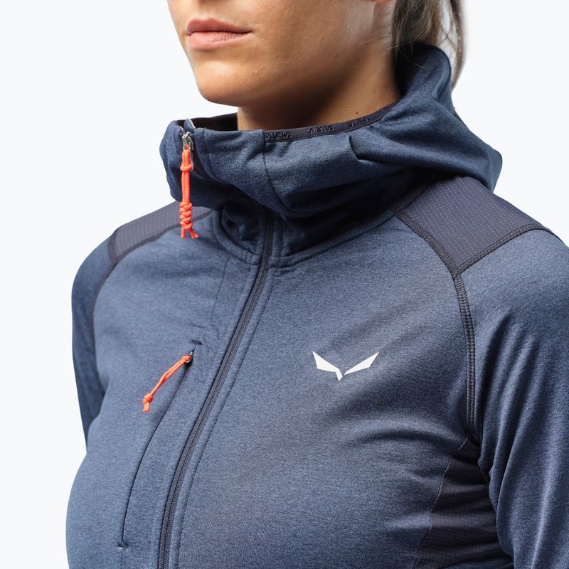 Salewa Damen Fleece Agner Hybrid PL/DST FZ Hoody navy blau 00-0000027372 7