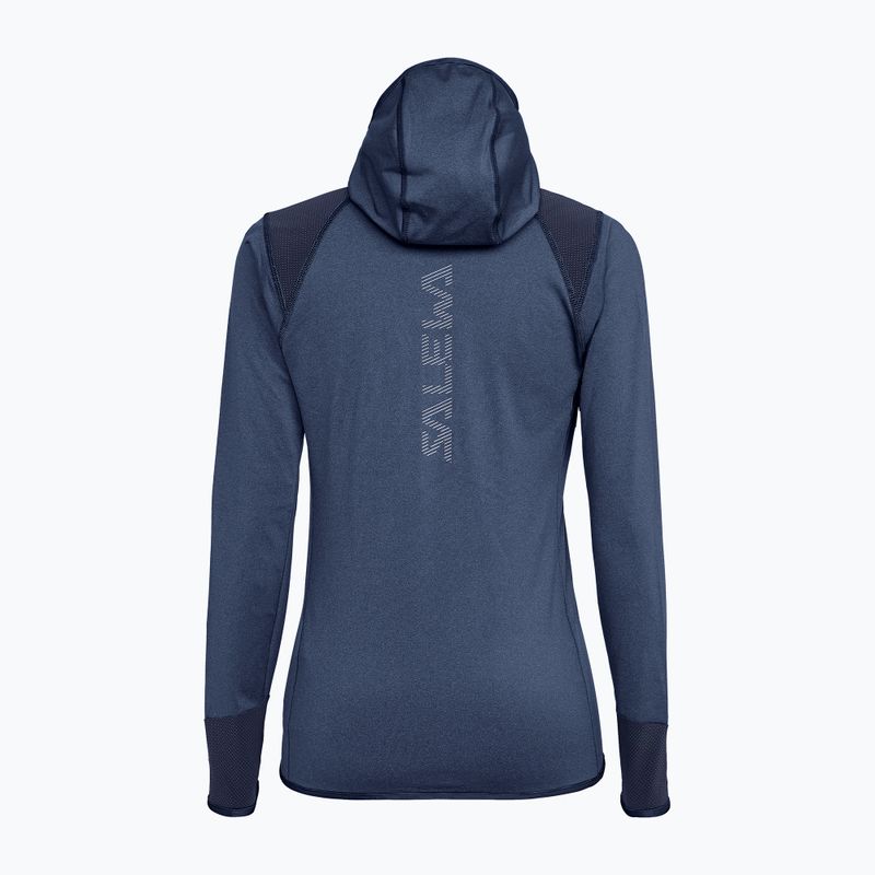 Salewa Damen Fleece Agner Hybrid PL/DST FZ Hoody navy blau 00-0000027372 9