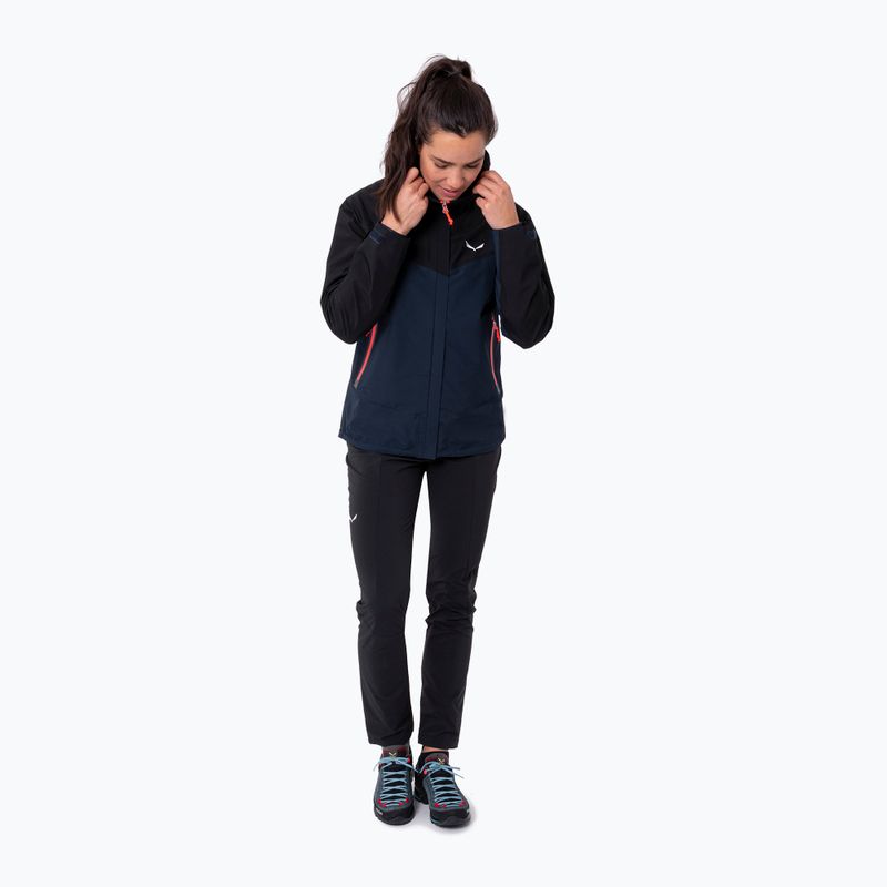 Salewa Moiazza GTX-Pac Damen Regenjacke navy-schwarz 00-0000027911