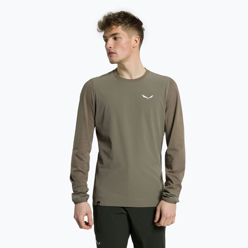 Salewa Herren-Trekkinghemd Lavaredo Hemp Print braun 00-0000028062