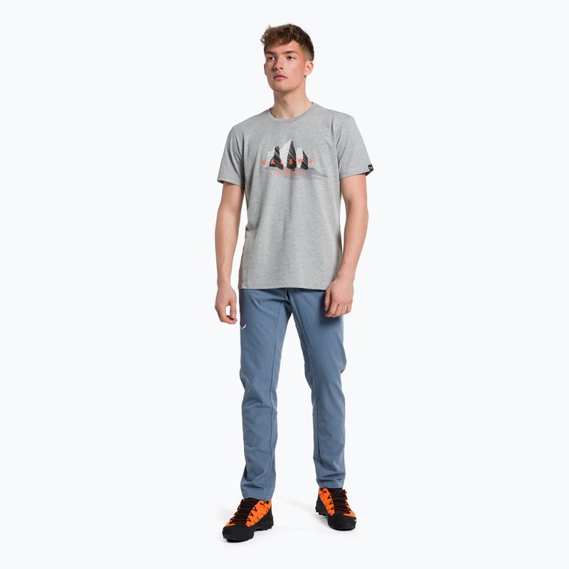 Salewa Lines Graphic Dry Herren-Trekkinghemd grau 00-0000028065 2