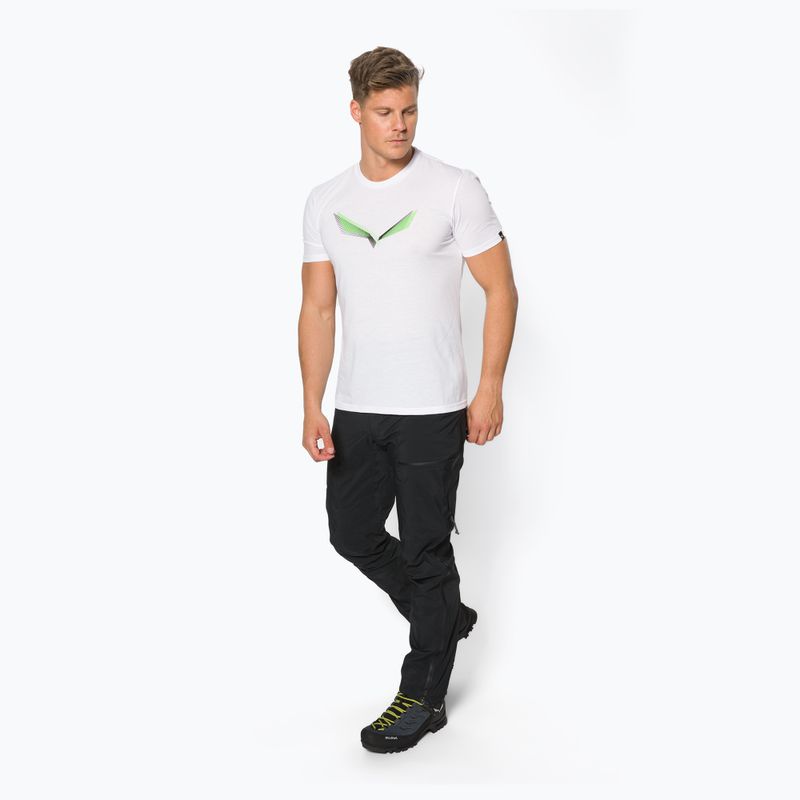 Salewa Lines Graphic Dry Herren-Trekkinghemd weiß 00-0000028065 2
