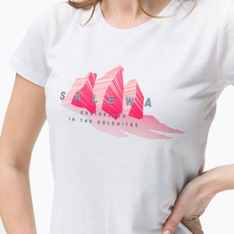 Salewa Lines Graphic Dry Damen-Trekking-Shirt weiß 00-0000028064 4