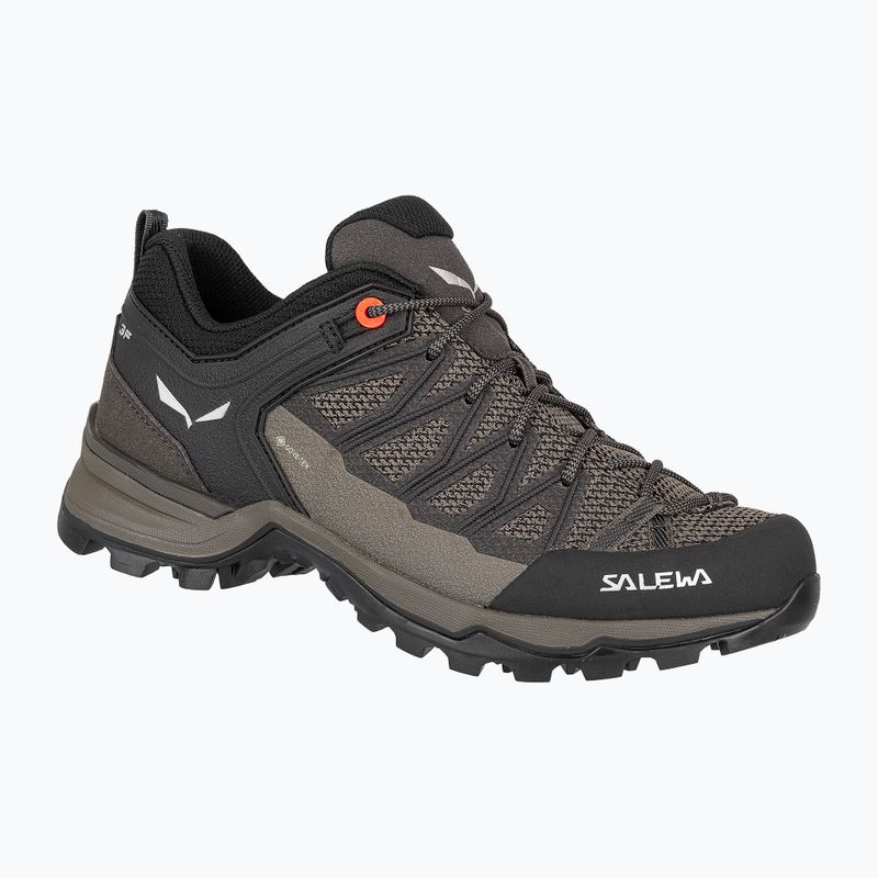 Damen-Trekkingschuhe Salewa MTN Trainer Lite GTX wallnuss/fluokoralle 8