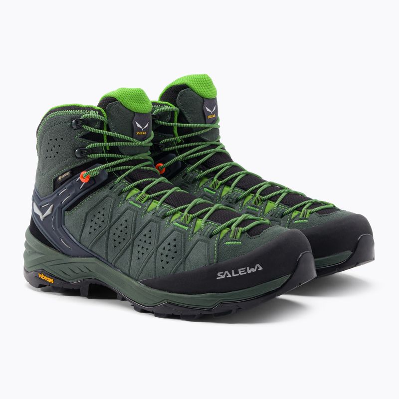 Herren-Trekkingstiefel Salewa Alp Trainer 2 Mid GTX grün 00-0000061382 5