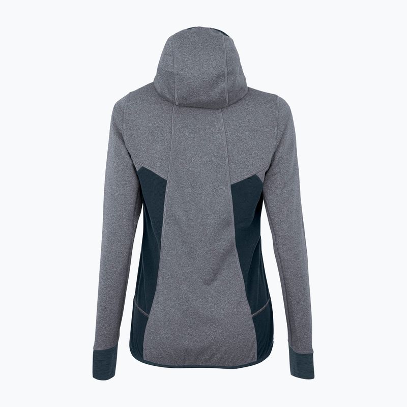 Salewa Puez Hybrid PL FZ Hoody Damen Fleece-Sweatshirt grau-grün 00-0000027389 3