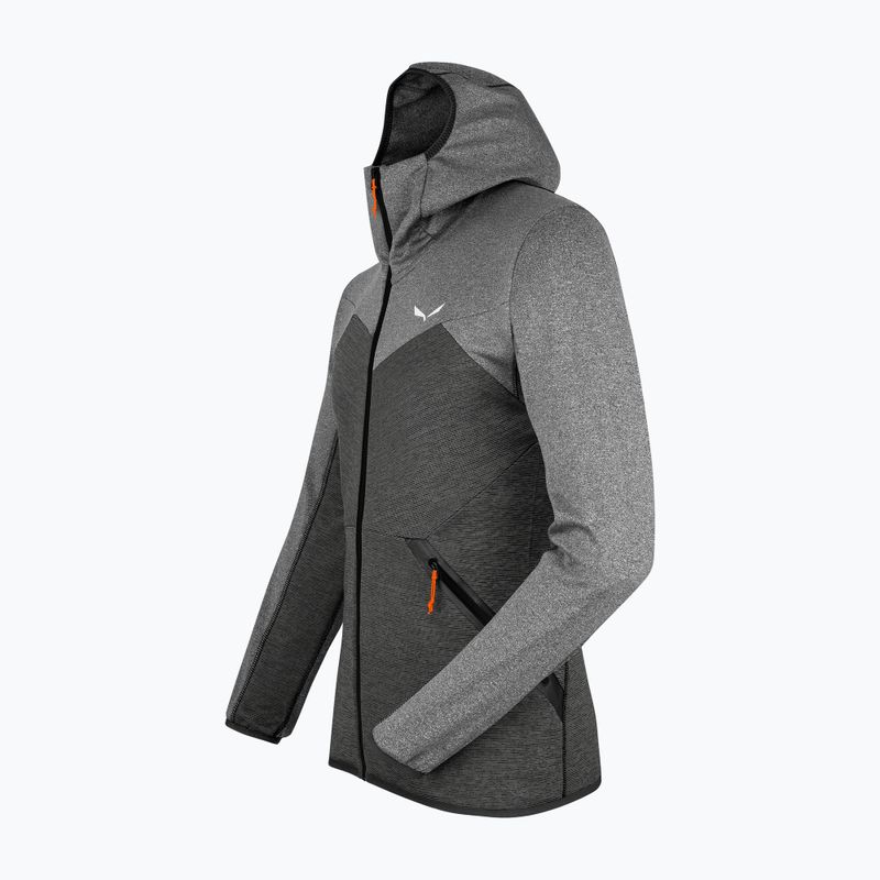Salewa Herren Fleece-Sweatshirt Puez Melange PL FZ Hoody grau 00-0000027386 4