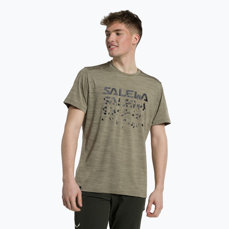 Salewa Herren-Trekkinghemd Puez Hybrid 2 Dry braun 00-0000027397