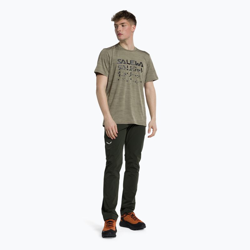 Salewa Herren-Trekkinghemd Puez Hybrid 2 Dry braun 00-0000027397 2