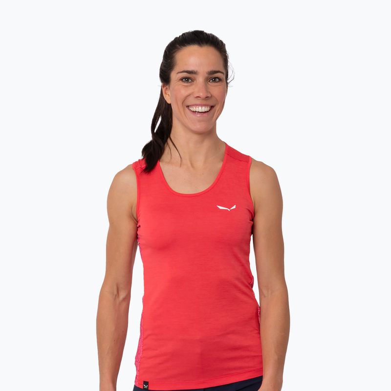 Salewa Damen-Trekking-Shirt Puez Graphic Dry Tank rosa 00-0000027482