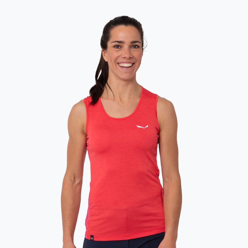 Salewa Damen-Trekking-Shirt Puez Graphic Dry Tank rosa 00-0000027482 2