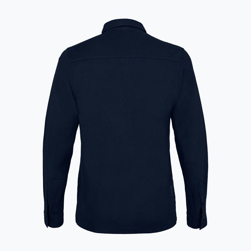 Herren Salewa Fanes Hanf-Trekkinghemd navy blau 00-0000028298 5