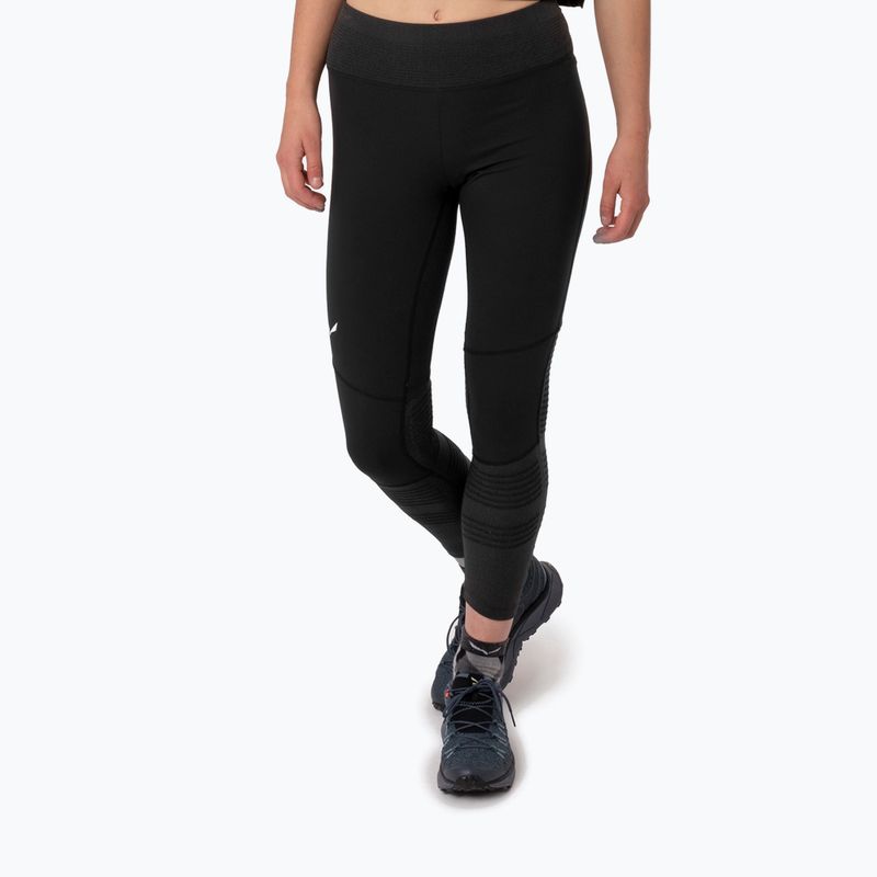 Salewa Pedroc Dry RESP HYB Damen Wanderleggings schwarz 00-0000028323 2