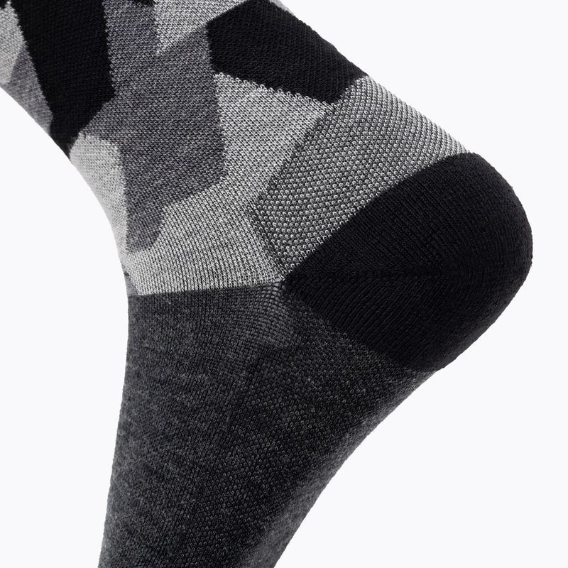 Damen Trekkingsocken Salewa Pedroc Camo AM Crew schwarz-grau 00-0000069038 3