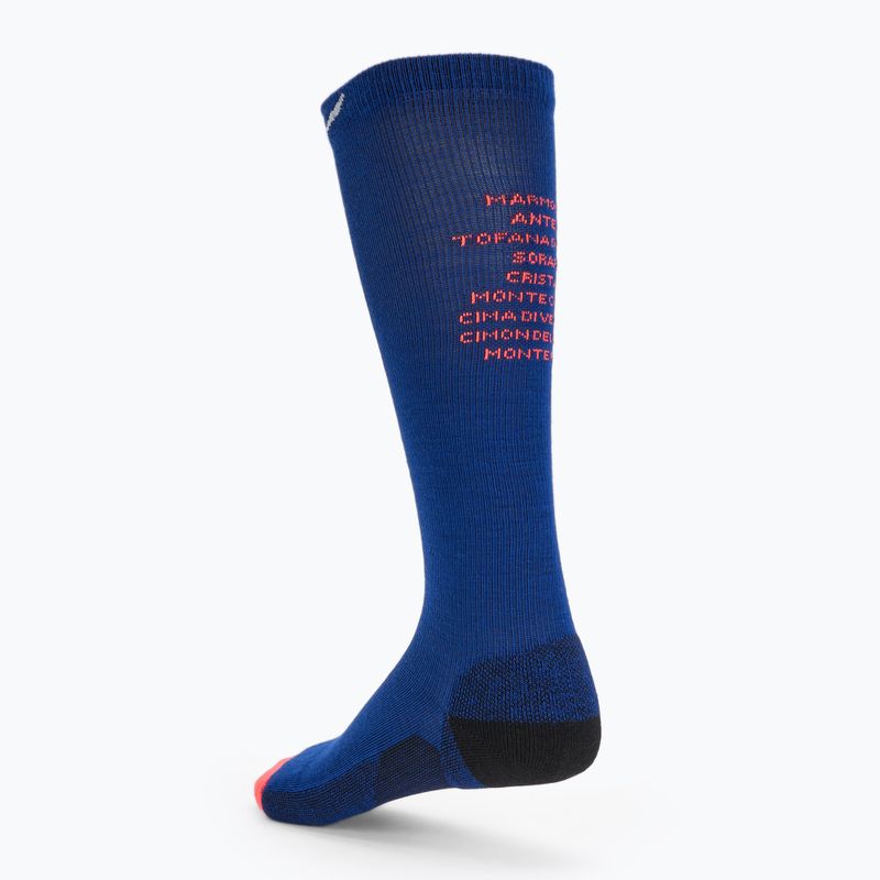 Socken Trekking Damen Salewa Ortles Dolomites Am electric 2