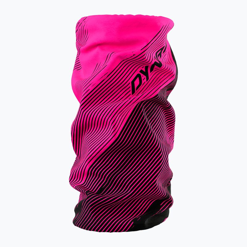 DYNAFIT Multifunktionale Sling Logo Neck Gaiter rosa glo/striped