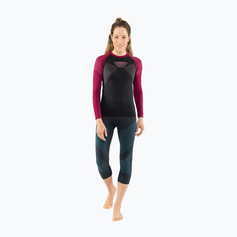 DYNAFIT Speed Dryarn LS Damen Thermo-T-Shirt schwarz-rot 08-0000071057 5