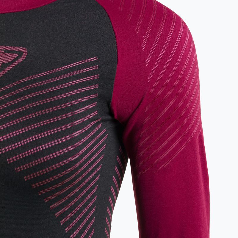 DYNAFIT Speed Dryarn LS Damen Thermo-T-Shirt schwarz-rot 08-0000071057 3