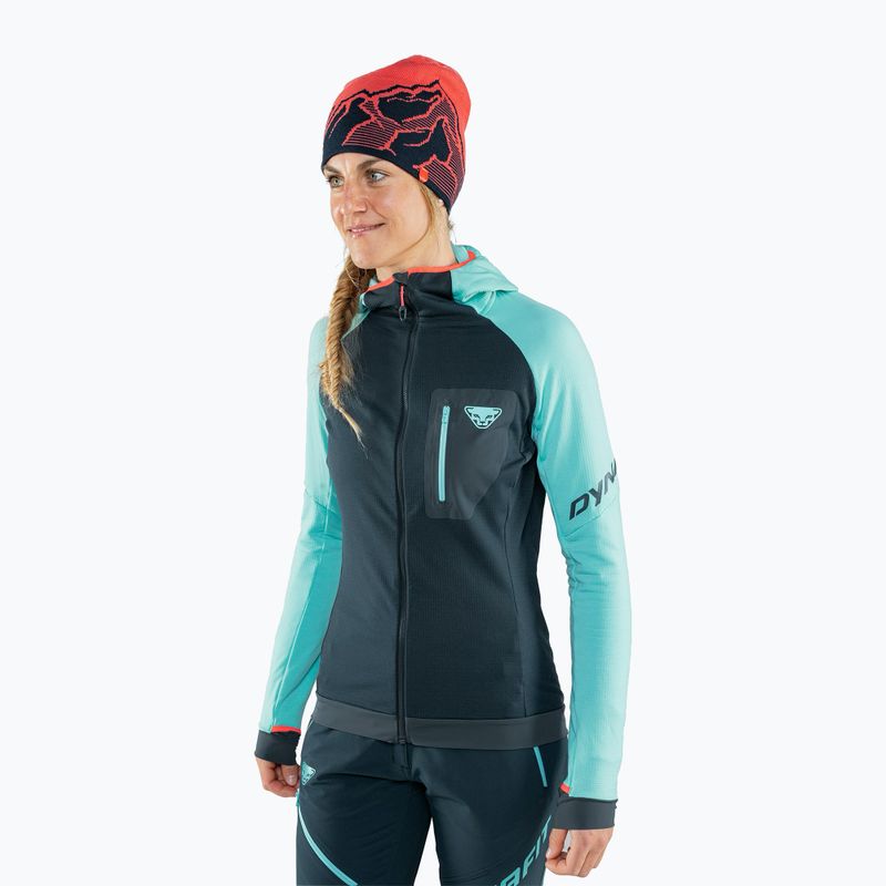 Sweatshrit Tourenski-Hoodie Damen DYNAFIT Radical Polartec marine blue