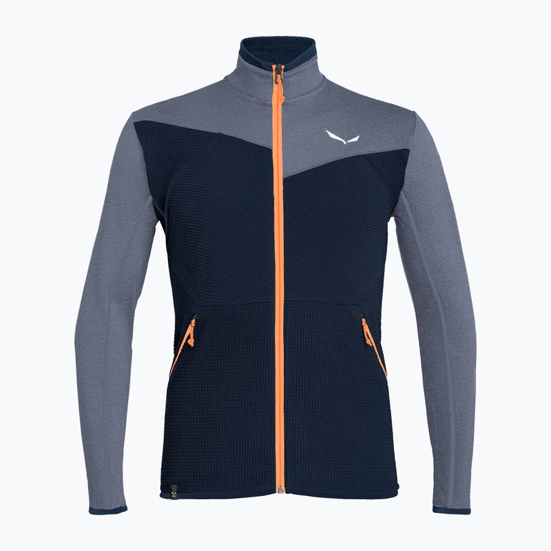Herren Salewa Puez Hybrid PL FZ Fleece-Sweatshirt navy-grau 00-0000027388 5