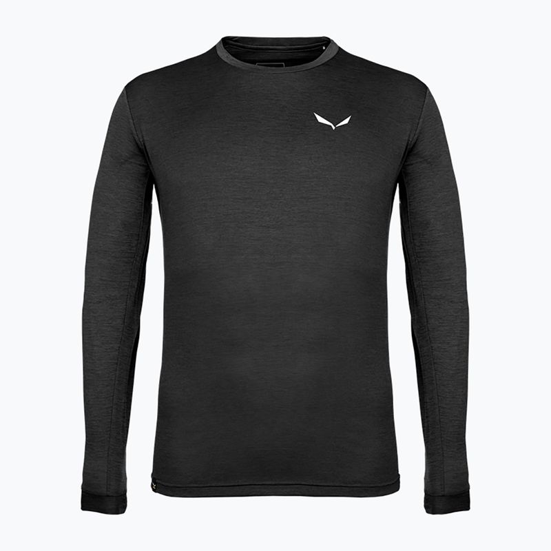 Herren-Trekkinghemd Salewa Puez Melange Dry black out melange