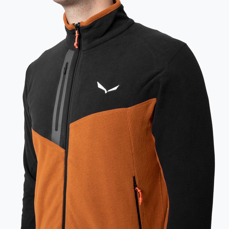 Herren Salewa Paganella EN Fleece-Sweatshirt orange 27924 3