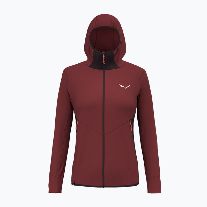 Salewa Damen Trekking Sweatshirt Lavaredo Hanf mit Kapuze rot 00-0000028238 8