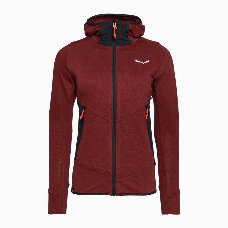 Salewa Damen Trekking Sweatshirt Lavaredo Hanf mit Kapuze rot 00-0000028238 3