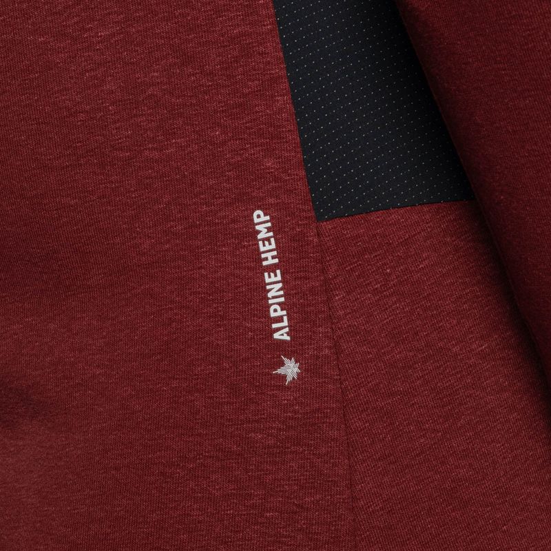 Salewa Damen Trekking Sweatshirt Lavaredo Hanf mit Kapuze rot 00-0000028238 7