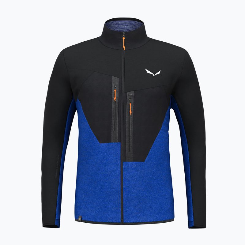 Herren Salewa Ortles AM Fleece-Sweatshirt schwarz-blau 00-0000028178