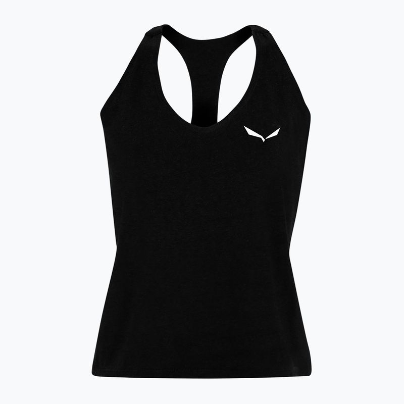 Salewa Damen Kletterhemd Lavaredo Hemp Crop Tank schwarz 00-0000028369
