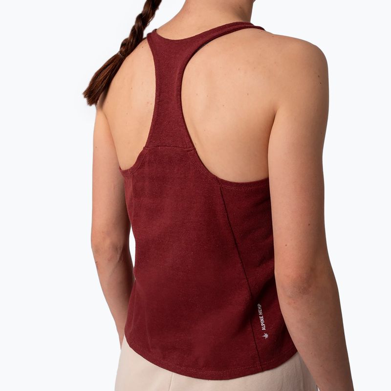 Salewa Damen Kletterhemd Lavaredo Hemp Crop Tank rot 00-0000028369 4