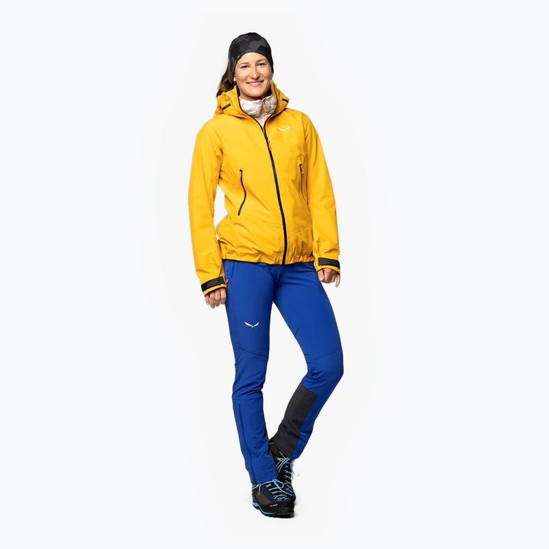 Salewa Ortles GTX 3L Damen Regenjacke gelb 00-0000028455