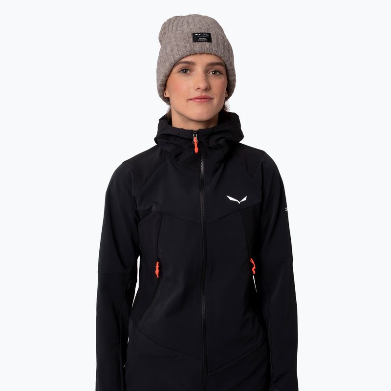 Softshell Jacke Damen Salewa Sella DST black out 4