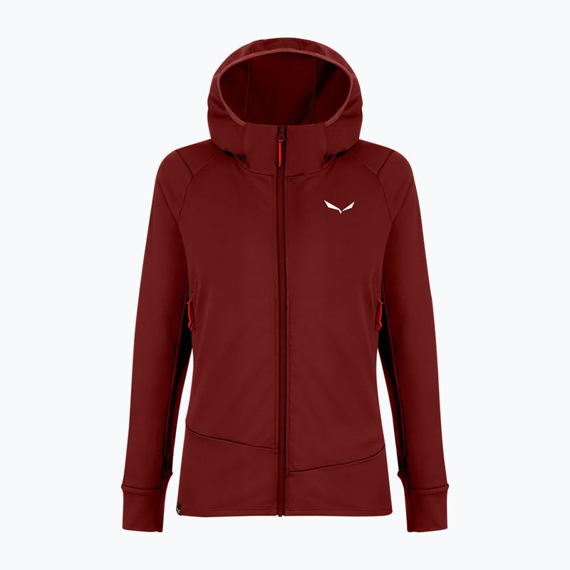 Salewa Damen-Trekking-Sweatshirt Puez Polarlite mit Kapuze rot 00-0000028522 7