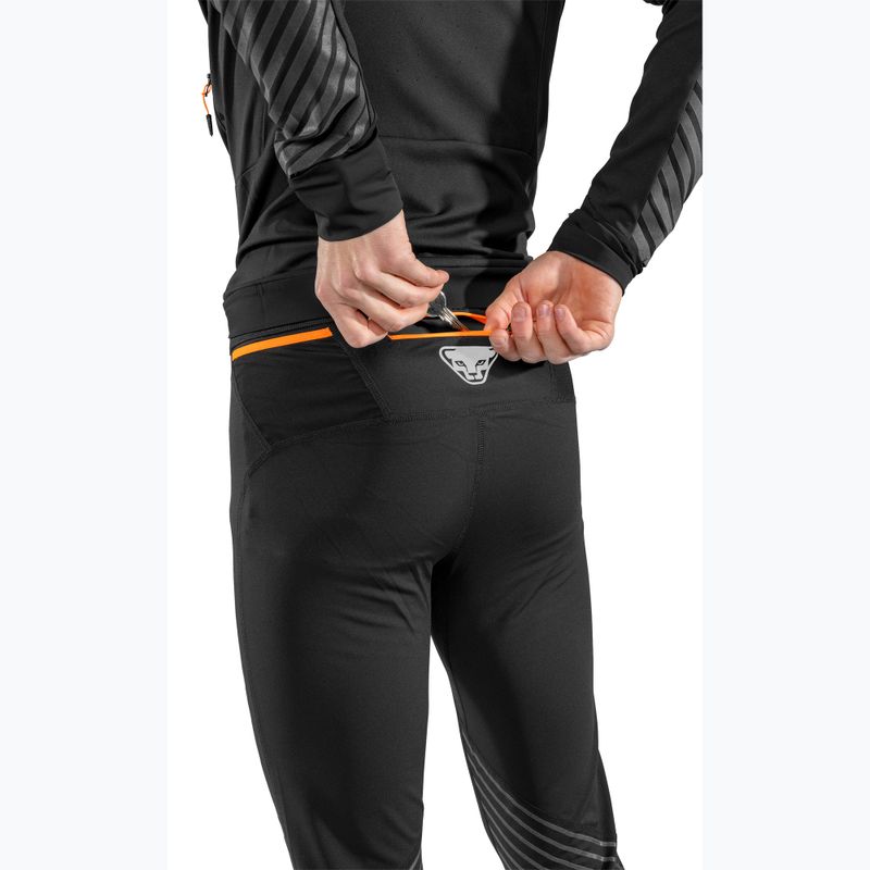 Laufleggings Herren DYNAFIT Reflective black out 4